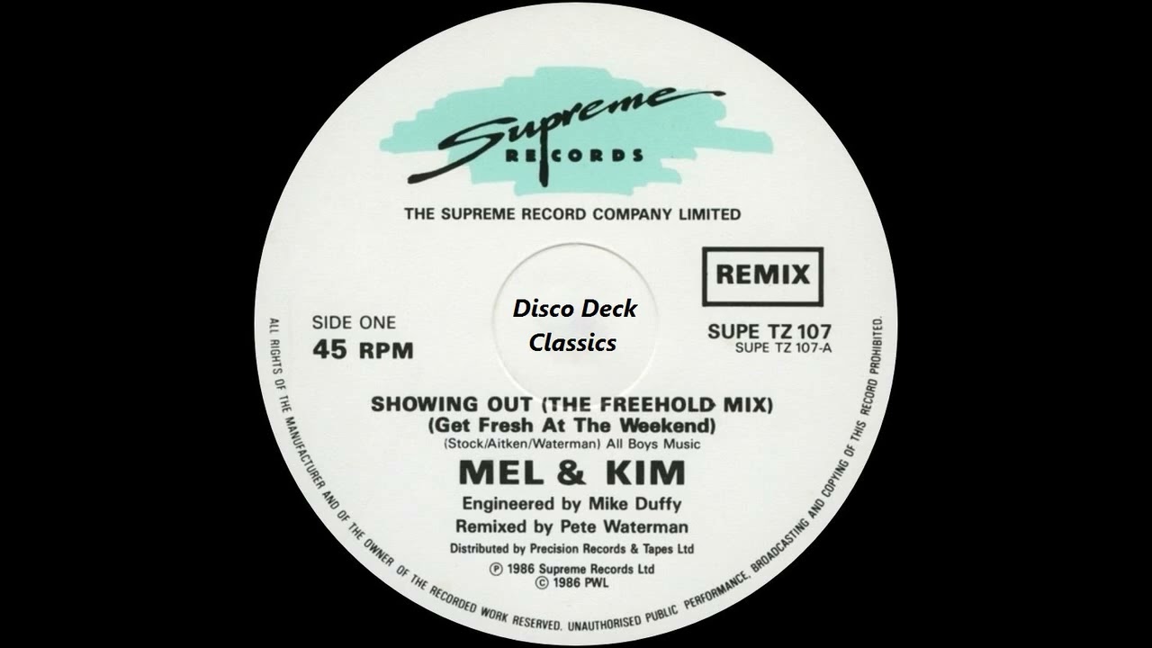Mel & Kim - Showing Out (Get Fresh At The Weekend) (The Freehold
