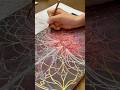 【ASMR】荘厳な曼珠沙華を描く。ー日本画メイキングー #shorts