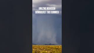 Love a good microburst! #stormchasing #monsoon #microburst