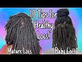 10 TIPS ON HOW TO GROW THICK & HEALTHY LOCS | ft. Alyssa