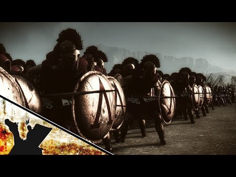 Total War Rome 2 - 20000 Persians vs 10000 Spartans - Epic Massive Battle