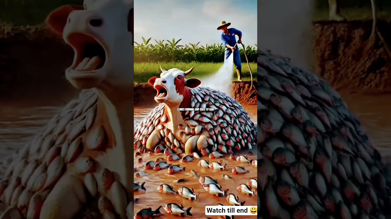 Millions of Fish COVERING a Cow?! You Have to See This 😱 
