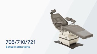 MTI 721/710/705 Oral Surgery Chair Set-Up Guide
