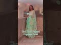 Teal Organza Hand-Painted Saree