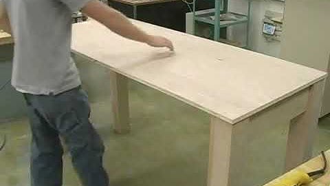 Installing Birch Top for a Computer Desk