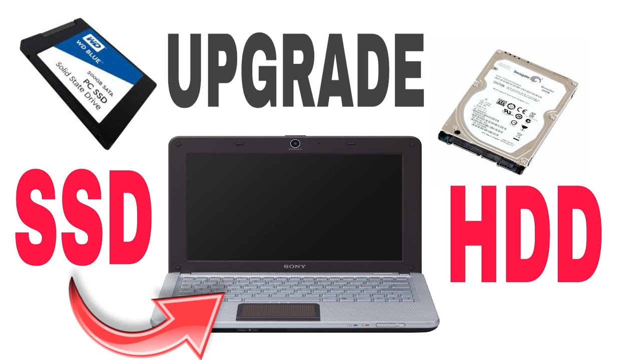 Sony Vaio E Series Laptop Upgrade HDD To SSD