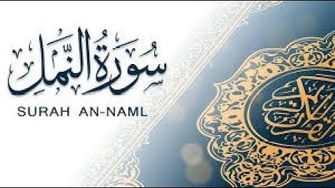 سورة النمل -  وَتَفَقَّدَ الطَّيْرَ فَقَالَ مَا لِيَ لَا أَرَى الْهُدْهُدَ