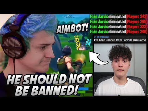 Ninja Gets ANGRY & Explains Why FaZe Jarvis SHOULDN'T Be BANNED From Fortnite For Hacking!