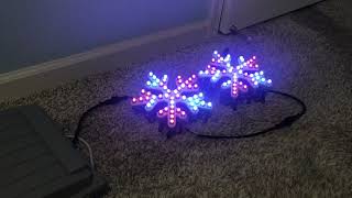 RGB PIXEL SNOWFLAKE