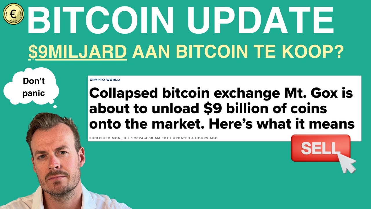BITCOIN UPDATE - Mt Gox verkoopgolf Bitcoin aanstaande? | Incl. Solana  (SOL) update [afl 296]