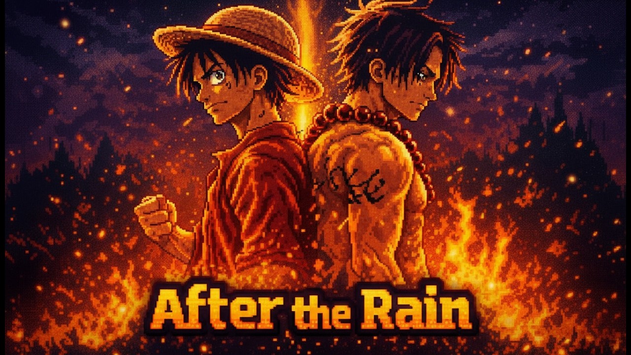 After the Rain 🌧️🔥One Piece Ace Tribute | Emotional Anime Rock | No Copyright Music