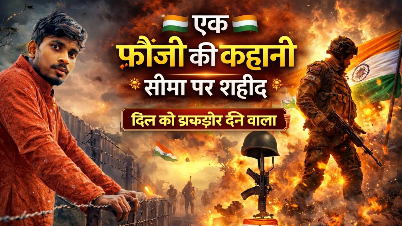 😭एक फौजी की कहानी – सीमा पर शहीद होने तक का सफर | देशभक्ति से भर देने वाली #army #armylover #viral 