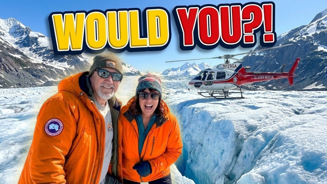 We Landed on a Glacier in Alaska?! Helicopter Tour from Juneau