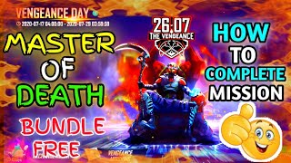 HOW TO GET MASTER OF DEATH BUNDLE | Free in Free Fire | kayse complete kare mission ko |
