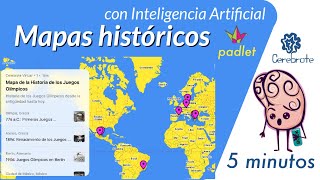 Como hacer un mapa interactivo de hechos históricos con Padlet para clases