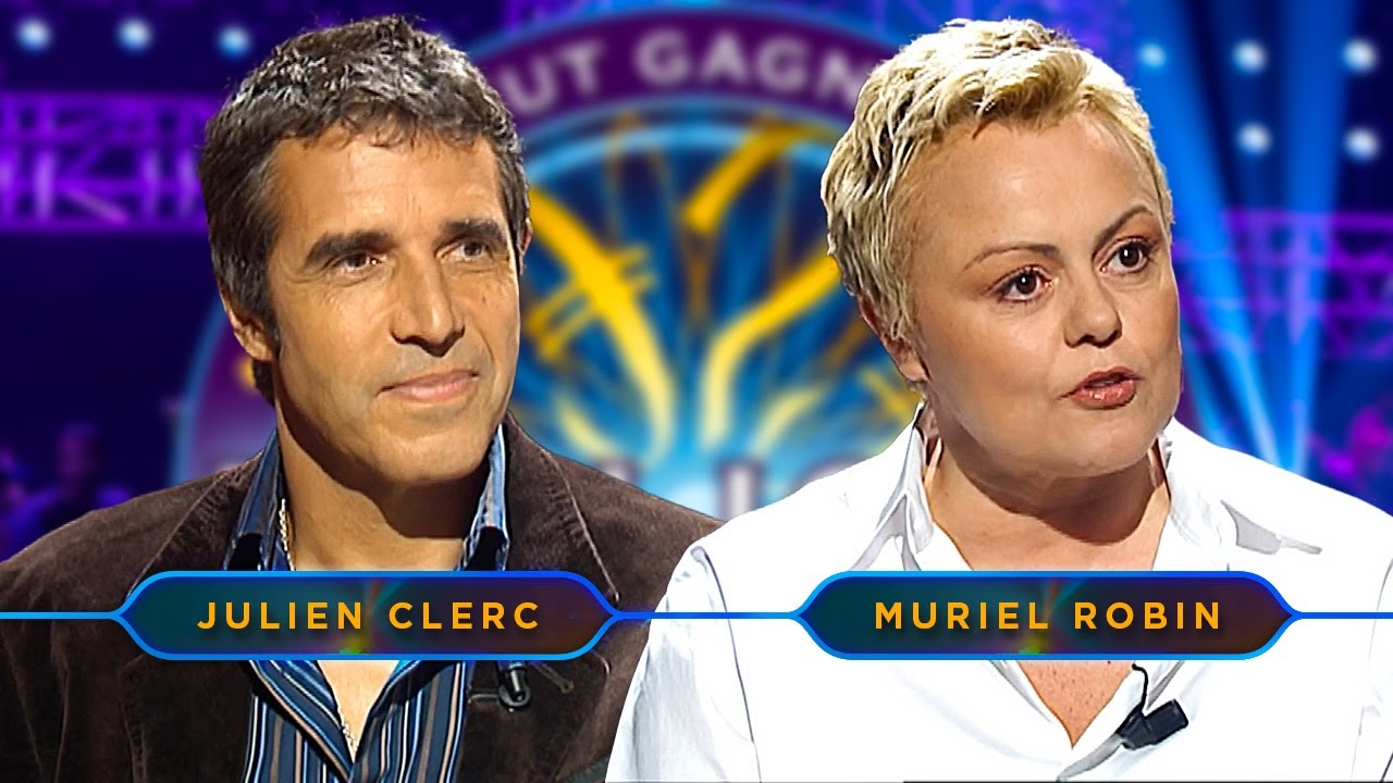 Muriel Robin & Julien Clerc | Les Enfants Afghans | Qui Veut Gagner des Millions | P1 | 06-07-2002