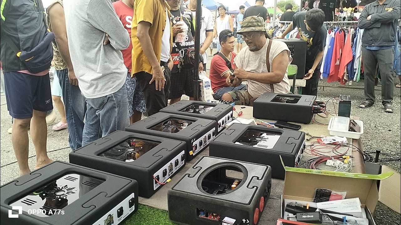 #แอมป์จิ๋วในกล่องสวยหรูงานdiy #แอมป์จิ๋ว #เครื่องเสียงกลางแจ้ง ขับดอก18