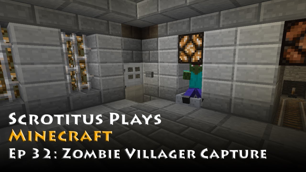 Minecraft - Episode 32 - Zombie Villager Capture System - YouTube