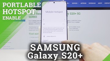 How to Allow Portable Hotspot on SAMSUNG Galaxy S20+ - Share Wi-Fi