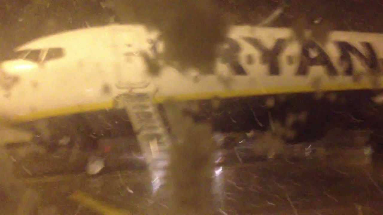 Ramp Agent Snow London Stansted Airport YouTube