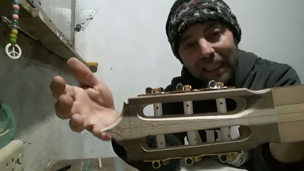 Fabricacion de guitarra clasica 432hz. (2°parte, clavijeros)