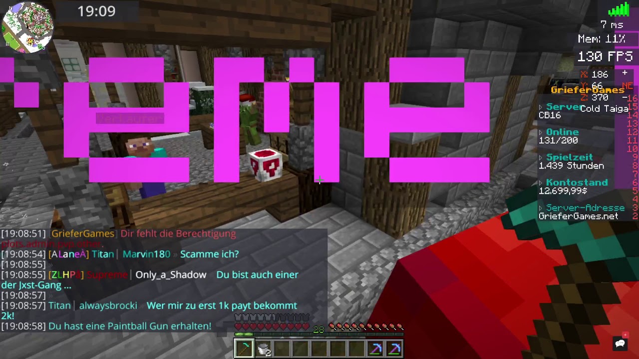 Gutes, altes Trolling auf GrieferGames  Schaffen wir es jemanden zu trollen? Schaut bis zum Schluss!