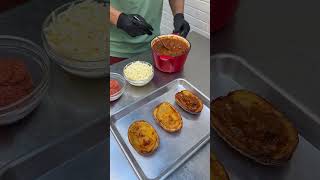 Bolognese Pizza Potato Boats