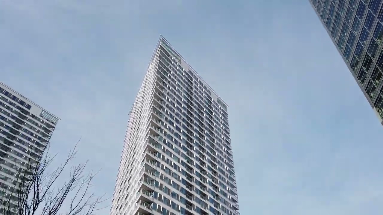 Eurovea Tower & Panorama City (Bratislava) short walk, February 2023