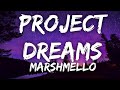 Marshmello x Roddy ricch  - project dreams lyrics (official music video)