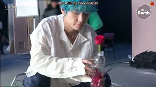 [INDO SUB] [BANGTAN BOMB] V's flower arrangement class - BTS (방탄소년단)
