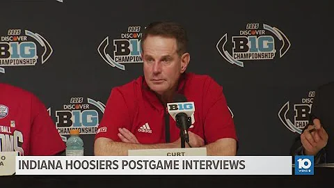 Curt Cignetti, Fernando Mendoza postgame interviews | Indiana postgame interviews