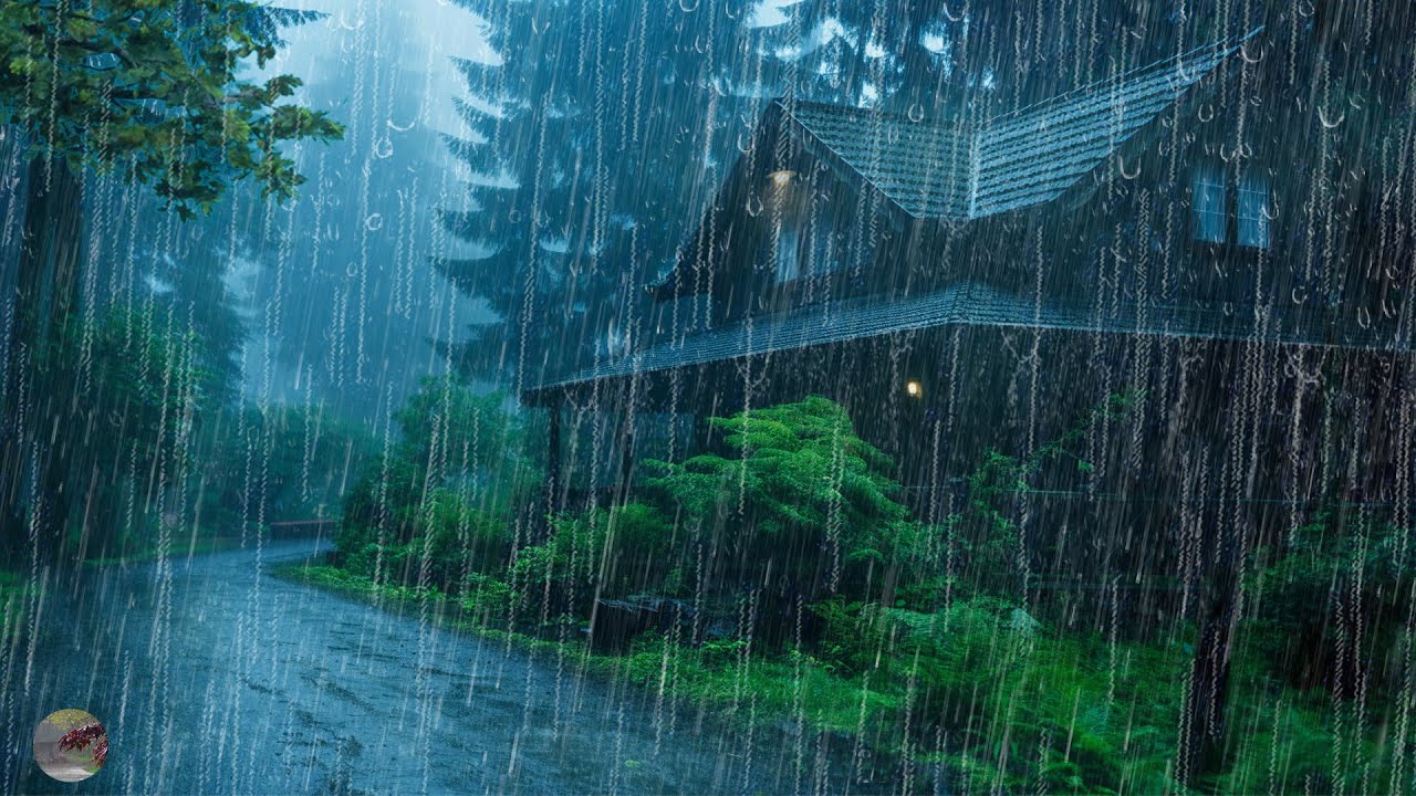 Pioggia Rilassante nella Foresta Nebbiosa per un Sonno Profondo - Suoni ...