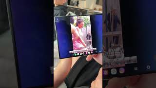 the My FanCam feature on the Galaxy Z Fold8 is SO fun 😂you can choose to track one person in a