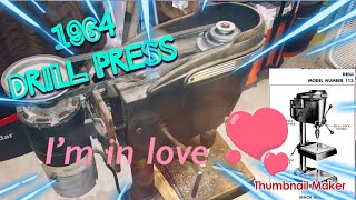 Drill Press | Craftsman  Model 113.24501 (vintage 1964!)