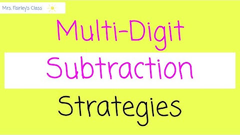 Subtraction Strategies