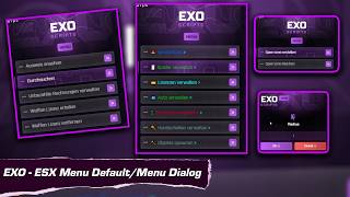 exo-menu-default / menu-dialog [ESX/QB-Core - FiveM]