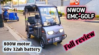 NWOW EMC-GOLF 4-WHEELER e-bike full review