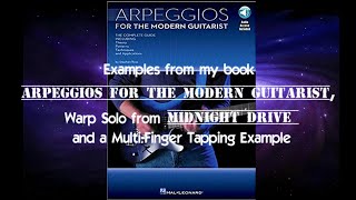 Arpeggios For The Modern Guitarist and Midnight Drive Examples Fast and Slow from Stephen Ross