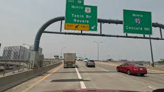 I-93 Drive Through Boston To US-1