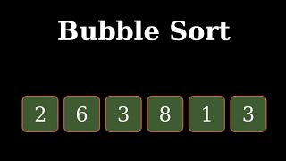 Bubble Sort - Sortierverfahren einfach erklärt