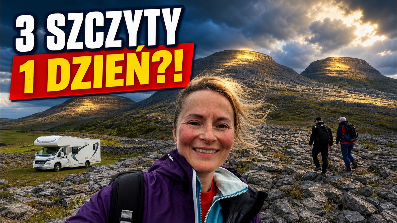 The Opitkowanie team hiking across the Irish Burren