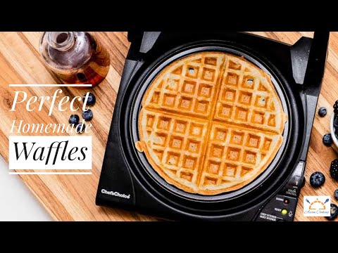 Quick and Easy Homemade Waffles from scratch are so simple -- there's just one catch. Quick and Easy. 