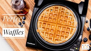 Perfect Homemade Waffles Easy And Crispy Homemade Waffles Recipe Asian Cooking