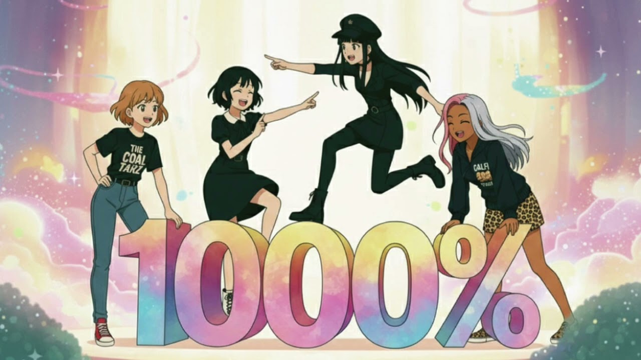 AIガールズバンドが 君は1000%のカバーしてみた。