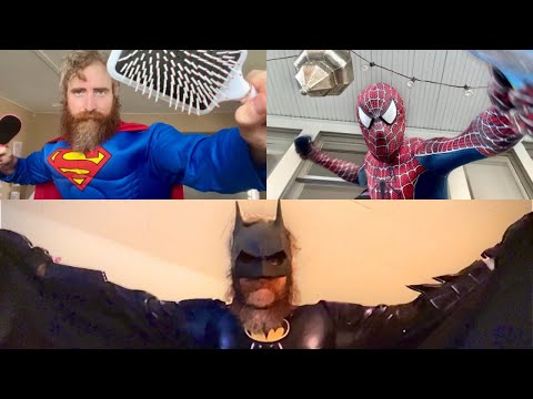 ASMR🦸‍♂️Super Lofi Superhero Roleplay🦸‍♂️(Compilation)