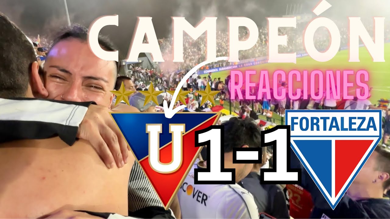 La LIGA de QUITO Se Consagró Campeón de la Copa Sudamericana por Penales! LDU 1 (4)-(3) 1 Fortaleza