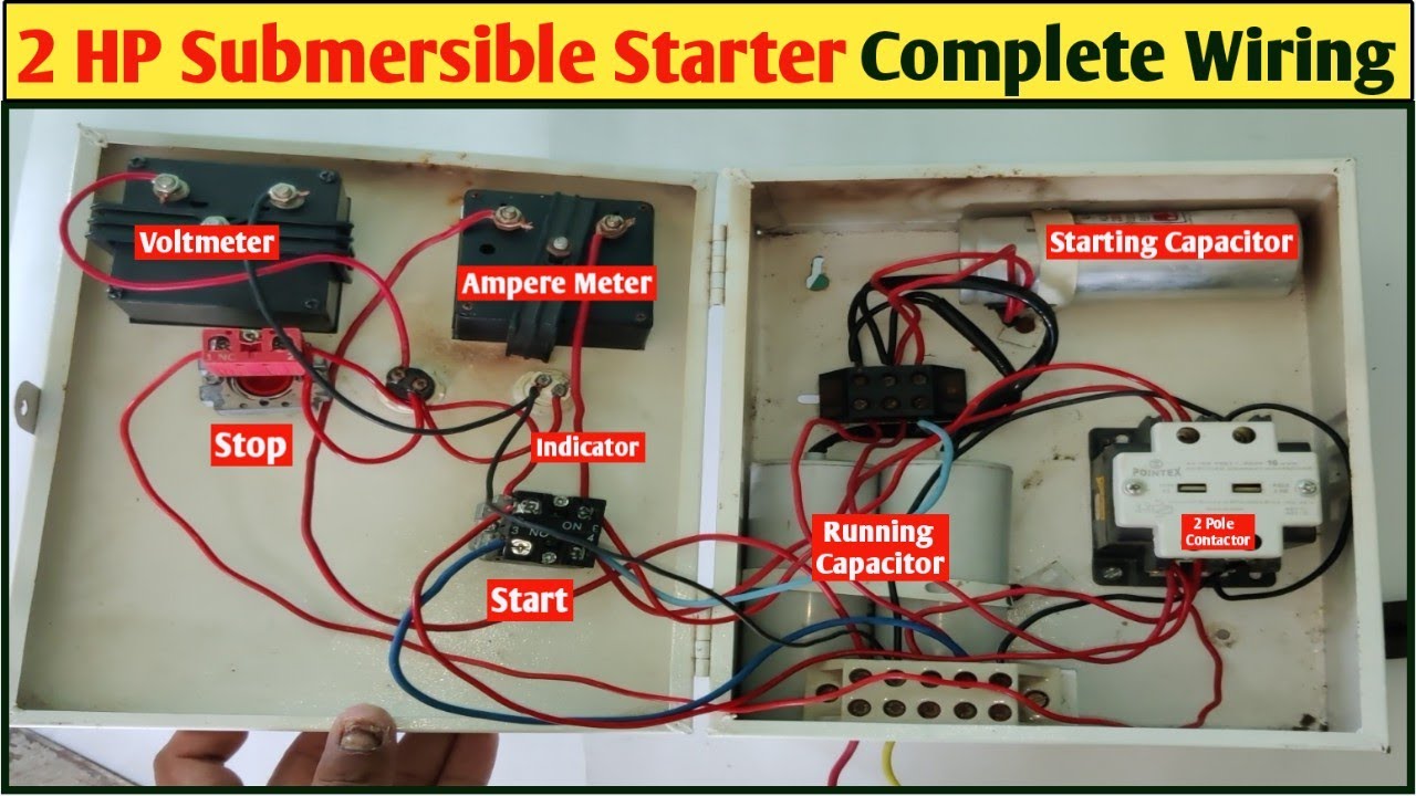 Submersible Starter Wiring! Single Phase Submersible Starter Control