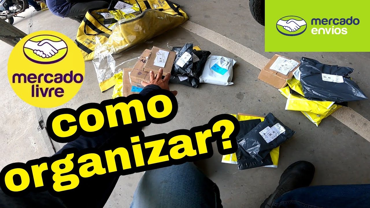 Passo a passo , organizando os pacotes do mercado livre - YouTube