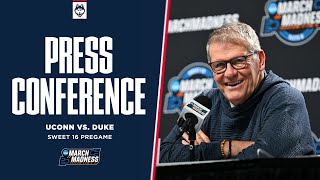 Sweet 16 Pregame Press Conference | UConn vs. Duke