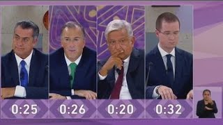 Una advertencia de juicio a Peña Nieto marca el debate de candidatos en México